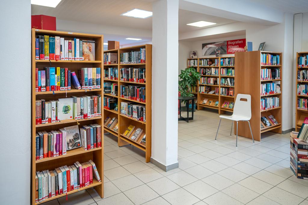 Innenansicht der Bücherei