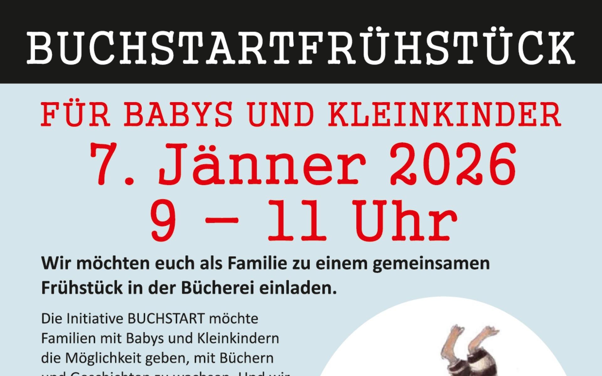 Plakat Buchstartfrühstück
