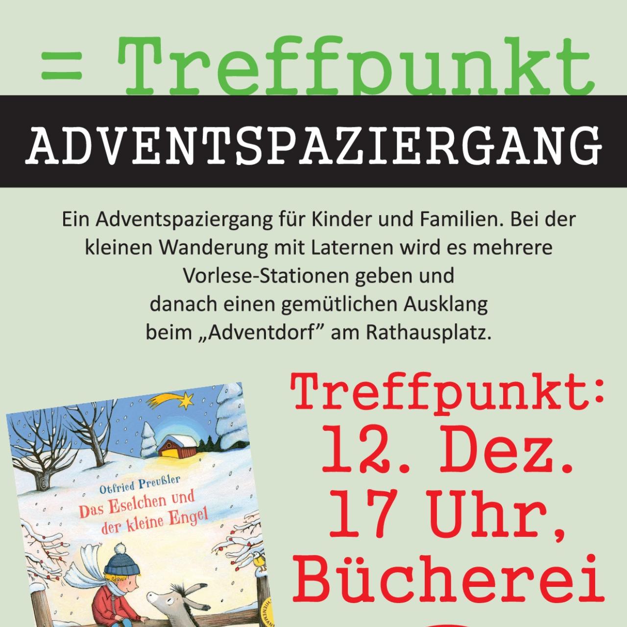 Plakat Adventspaziergang